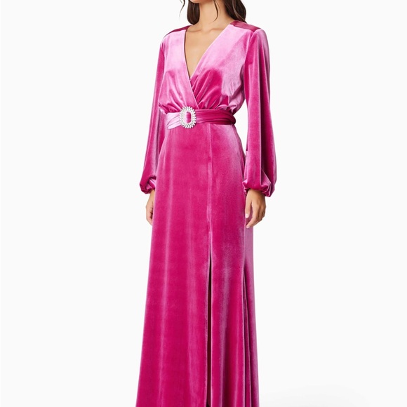 ELLIATT Selene event wear maxi dress in pink NWT - Picture 5 of 7